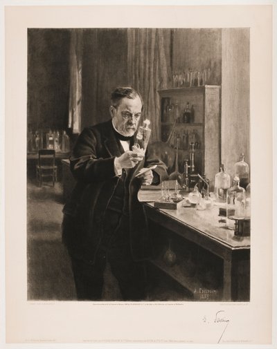 Louis Pasteur portréja alkotó: Albert Edelfelt