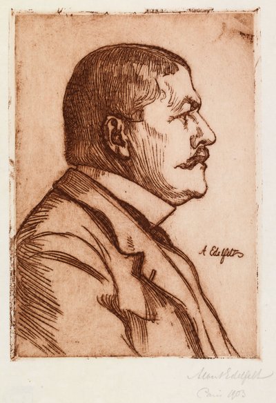 Jean-Baptiste Pasteur miniszter portréja alkotó: Albert Edelfelt