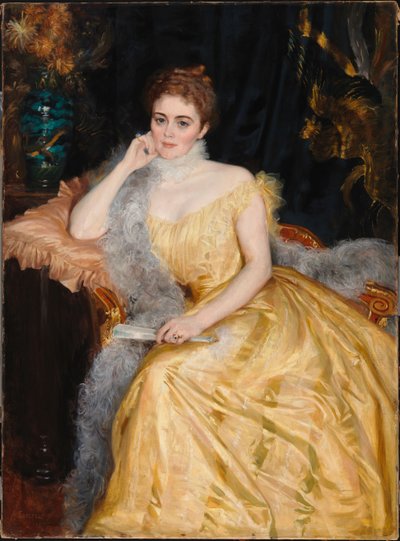 Alice von Haartman asszony portréja alkotó: Albert Edelfelt