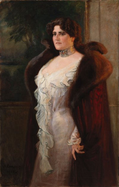Lydia N:son Keirkner asszony portréja alkotó: Albert Edelfelt
