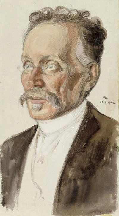J. W. Runeberg professzor portréja alkotó: Albert Edelfelt