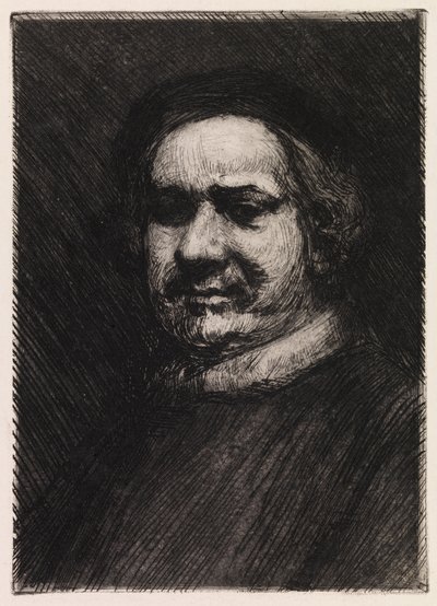 Rembrandt portréja, Rembrandt műve alapján készült másolat alkotó: Albert Edelfelt