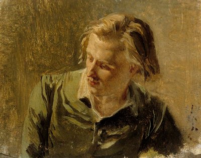 Egy fiatal férfi portréja alkotó: Albert Edelfelt