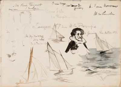 Vitorlások és karakterek alkotó: Albert Edelfelt