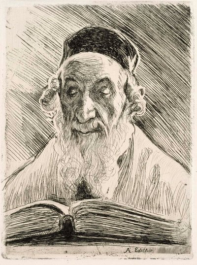 Olvasó rabbi alkotó: Albert Edelfelt
