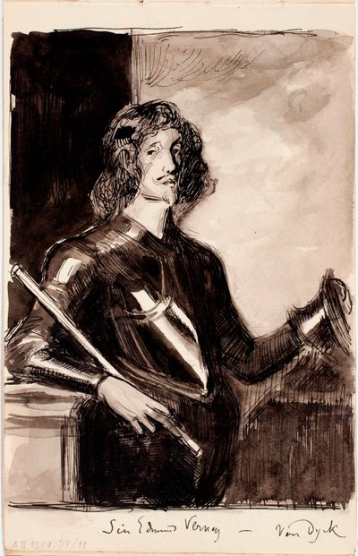 Sir Edmund Verney, másolat Anthony van Dyck nyomán alkotó: Albert Edelfelt