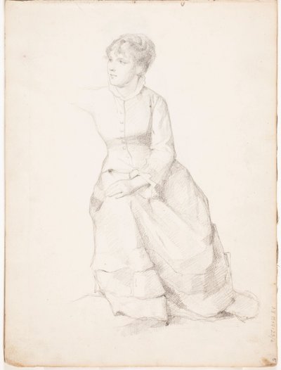 Ülő nő alkotó: Albert Edelfelt