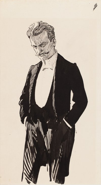 Jean Sibelius zeneszerző alkotó: Albert Edelfelt