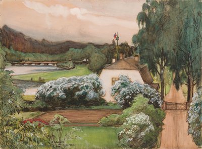A Saari-birtokon található előmunkás-ház alkotó: Albert Edelfelt