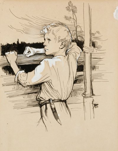A katonafiú alkotó: Albert Edelfelt