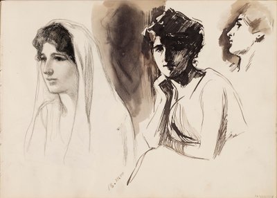 Női számok alkotó: Albert Edelfelt