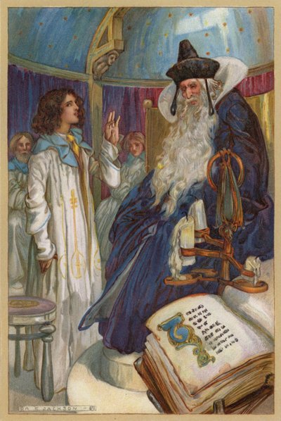 Kezdtem felbátorodni, és elmeséltem Őfelségének rövid történetét több kalandomról (chromolitho) alkotó: Albert Edward Jackson
