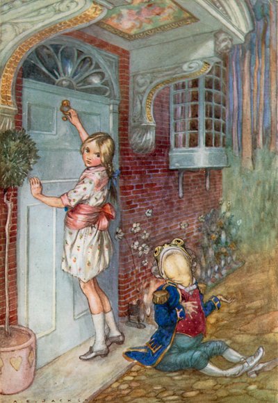 Illusztráció: Alice Csodaországban (színes litó) alkotó: Albert Edward Jackson