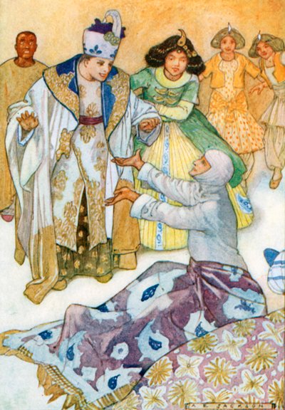 "Én haltam meg először" (színes litográfia) alkotó: Albert Edward Jackson