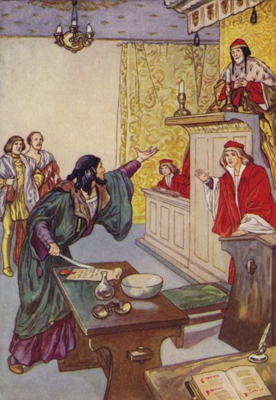 Shakespeare: A velencei kereskedő (színes litó) alkotó: Albert Edward Jackson