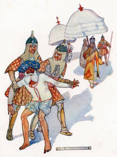 "Börtönben leszel részed" (színes litográfia) alkotó: Albert Edward Jackson