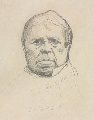 Ingres portréja alkotó: Albert-Ernest Carrier-Belleuse