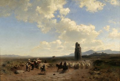 A római Campagna alkotó: Albert Flamm