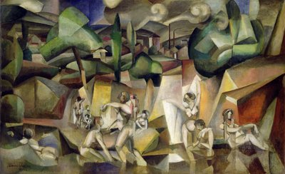 A fürdőzők alkotó: Albert Gleizes