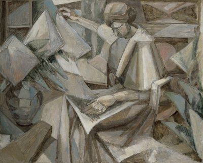 Nő Phlox-szal alkotó: Albert Gleizes