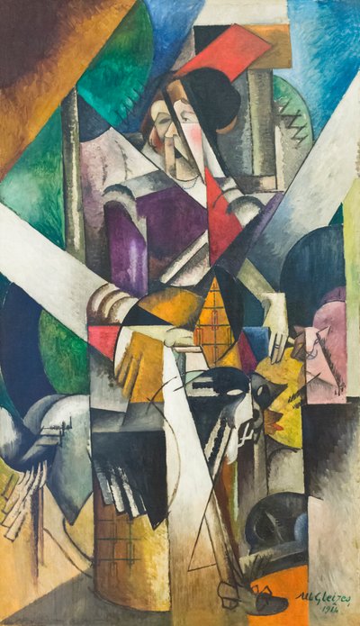 Nő állatokkal (Madame Raymond Duchamp-Villon) alkotó: Albert Gleizes