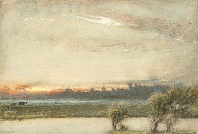 Arundel Castle, Sussex (akvarell) alkotó: Albert Goodwin