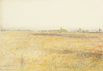 Kukoricaföldek, Hooe. Bexhill on Sea (akvarell és tinta) alkotó: Albert Goodwin