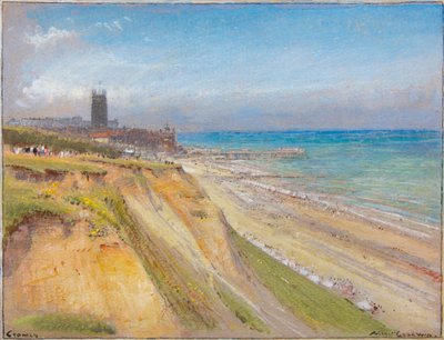Cromer (akvarell, testfestékkel és ceruzával, színezett papírra) alkotó: Albert Goodwin