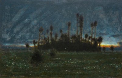 Szentjánosbogarak, Jamaica (akvarell és testfesték) alkotó: Albert Goodwin