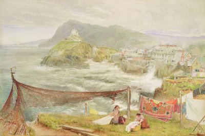 Ilfracombe, Devon, Looking Towards Hillsborough alkotó: Albert Goodwin
