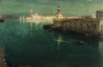 Szent György a háztetőkből, 1905-1906 alkotó: Albert Goodwin