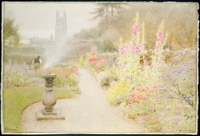 Az Abbey Garden alkotó: Albert Goodwin