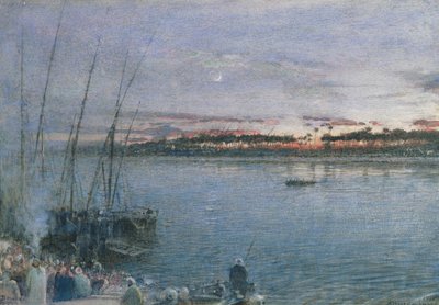 A nílusi komp Boulac: a nílusi komp alkotó: Albert Goodwin