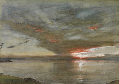 Woolacombe-öböl, Észak-Devon alkotó: Albert Goodwin
