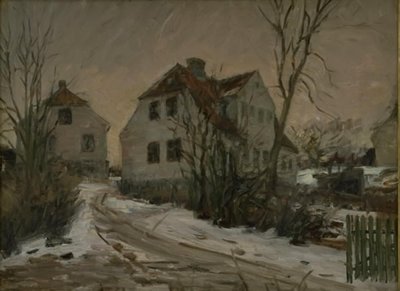 Téli nap Lyngbyben alkotó: Albert Gottschalk