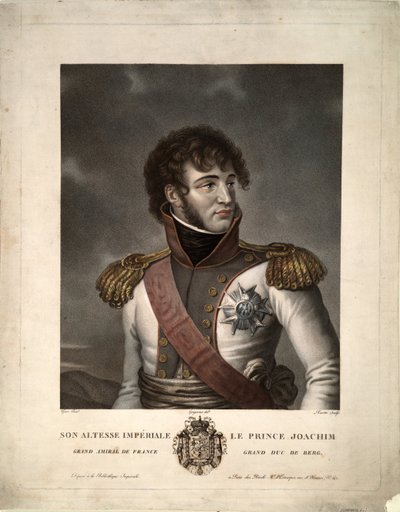 Joachim Murat portréja, 1806 körül alkotó: Albert Gregorius