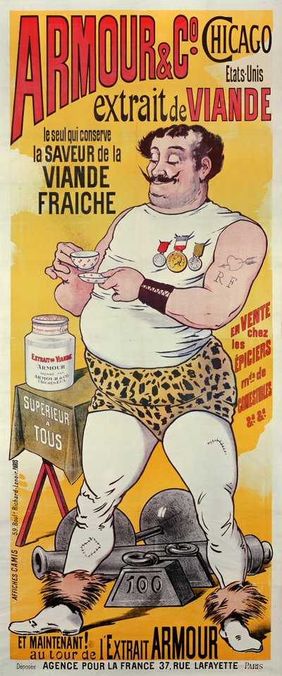 Armour and Co, Chicago (plakát) alkotó: Albert Guillaume