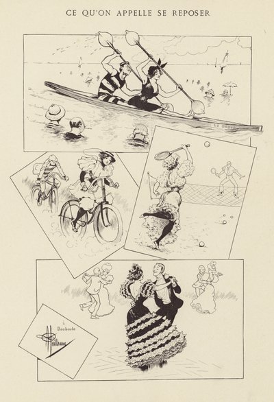 Amit mi pihenésnek nevezünk alkotó: Albert Guillaume