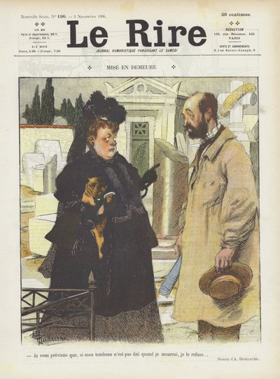 Illusztráció Le Rire alkotó: Albert Guillaume