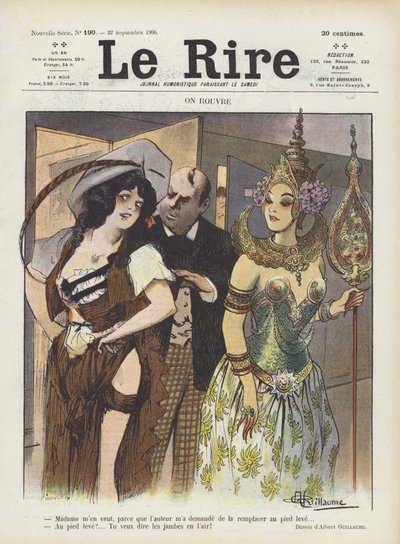 Illusztráció Le Rire alkotó: Albert Guillaume