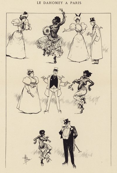 Dahomey Párizsban alkotó: Albert Guillaume