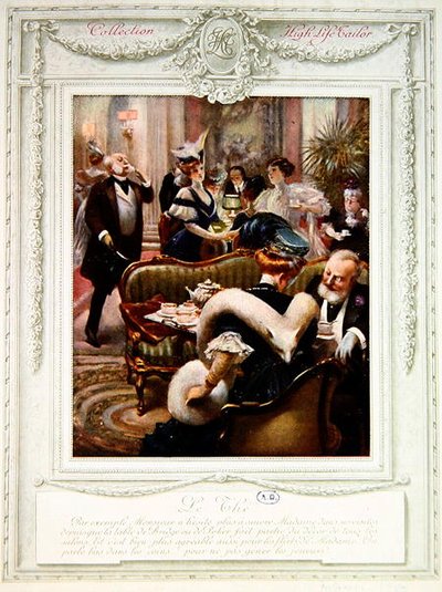 „Le The”, 1910 körül (színes litó) alkotó: Albert Guillaume