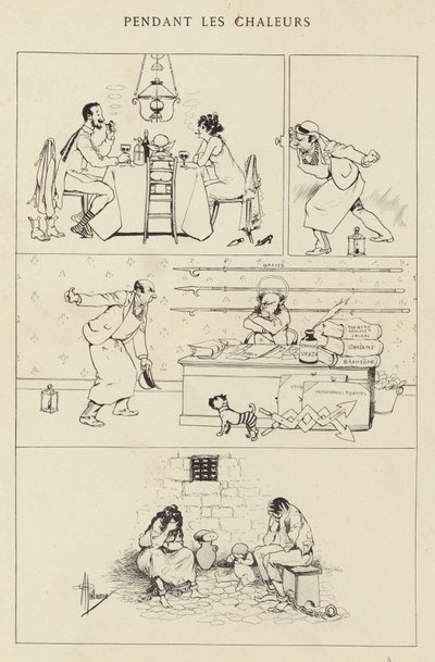 A hőség idején alkotó: Albert Guillaume