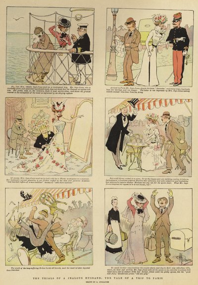 Egy féltékeny férj megpróbáltatásai, egy párizsi utazás meséje alkotó: Albert Guillaume