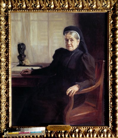 Madame Pasteur (1854-1905), Louis Pasteur (1822-1895) francia orvos özvegye 1899-ben portréja” Albert Edelfelt (1854-1905) festménye 1899 Párizs, Musee Pasteur - Madame Pasteur (1854-1905) portréja, özvegy Louis Pasteur francia orvos (1822- alkotó: Albert Gustaf Aristides Edelfelt
