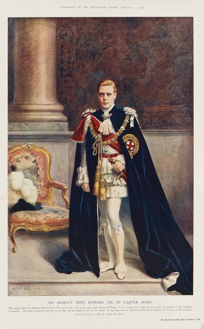 VIII. Edward király walesi hercegként alkotó: Albert Henry (after) Collings