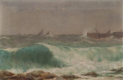 Tengeri tájkép alkotó: Albert Henry Munsell