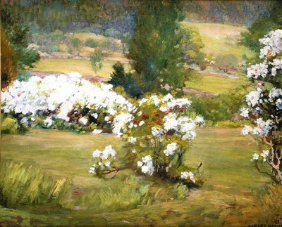 Virágzó virágok, 1925 körül (olaj, vászon) alkotó: Albert Herter