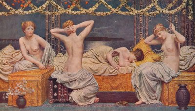 Egy nyári éjszaka, 1890, 1938 alkotó: Albert Joseph Moore