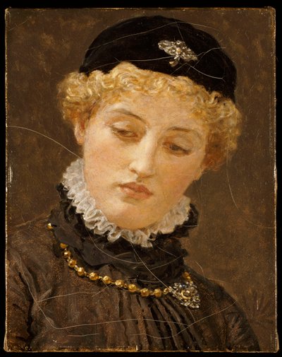Ellen Terry Portia szerepében a "Velencei kereskedő"-ben, 1885 körül alkotó: Albert Joseph Moore